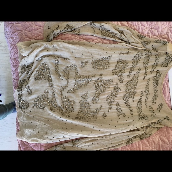 All Saints Open Back Sequin Mini Dress - Picture 1 of 5